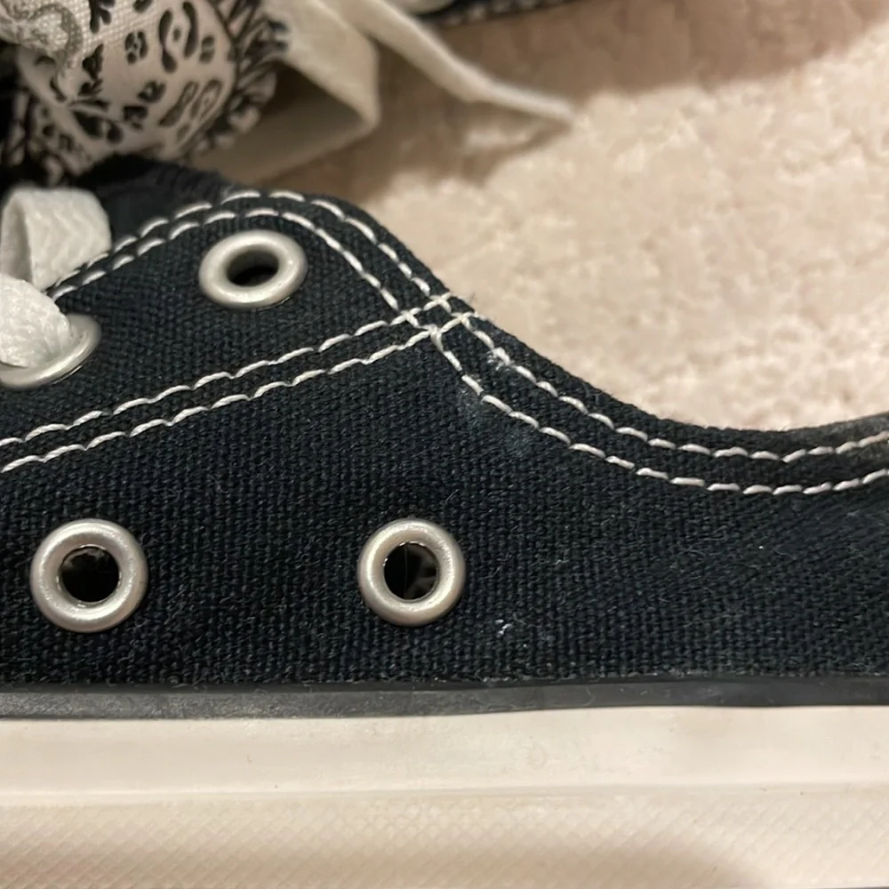 COPY - Converse Kids Chuck Taylor All Star Double Tongue Ox Big Girl's Shoes sz…